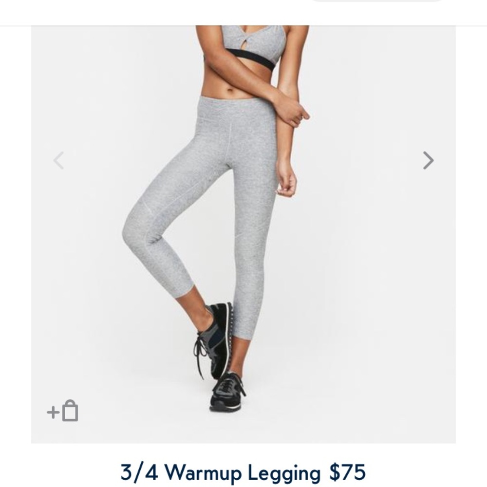 Outdoor Voices 3/4 warmup legging in Ash